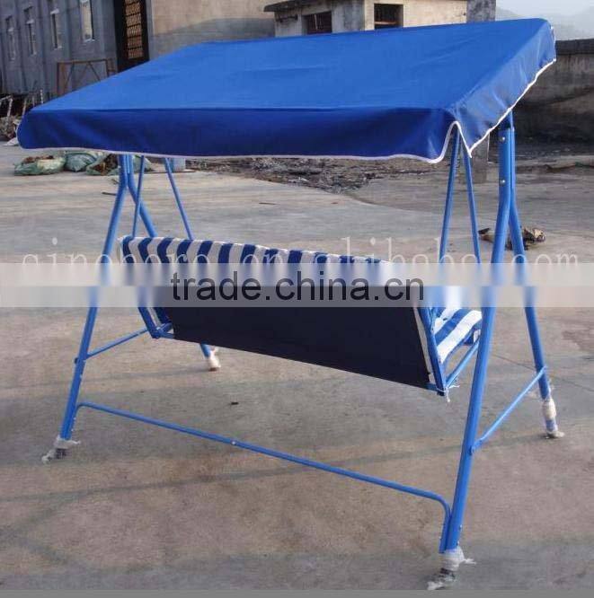 Cheap outdoor swing chair Blue color