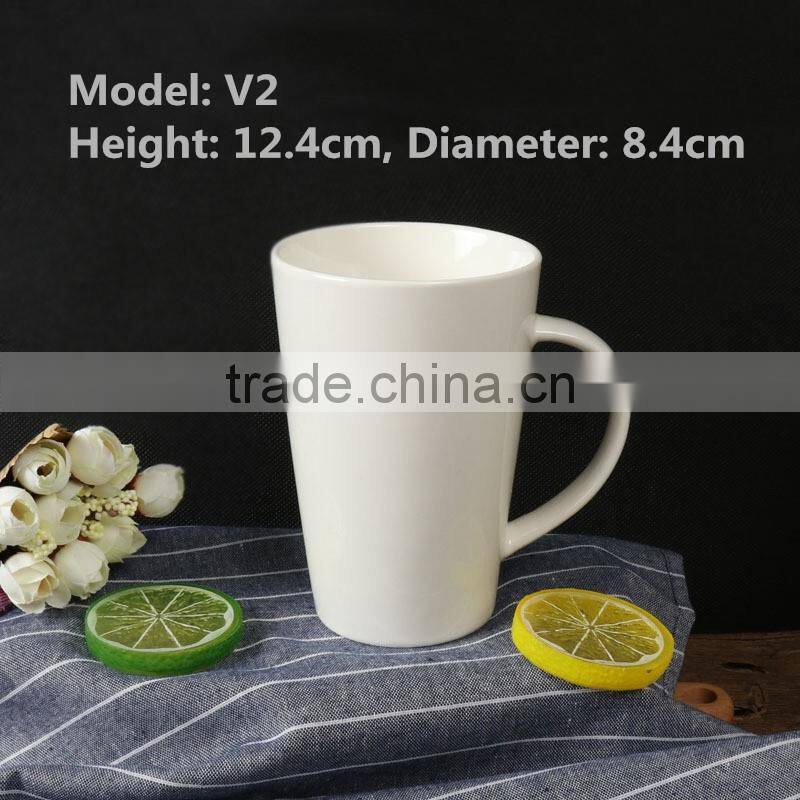 Wholesale ceramic customize sublimation cheap plain white mug