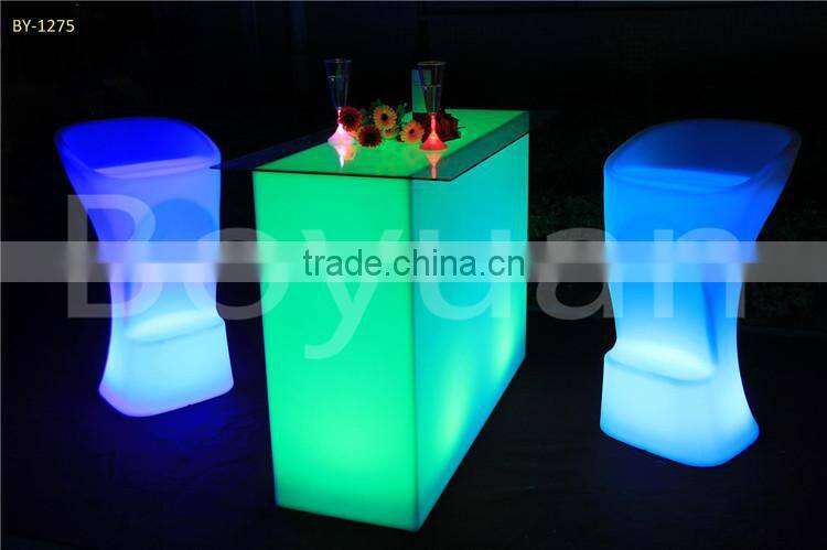 led hight table/led outdoor table/led rectangular table