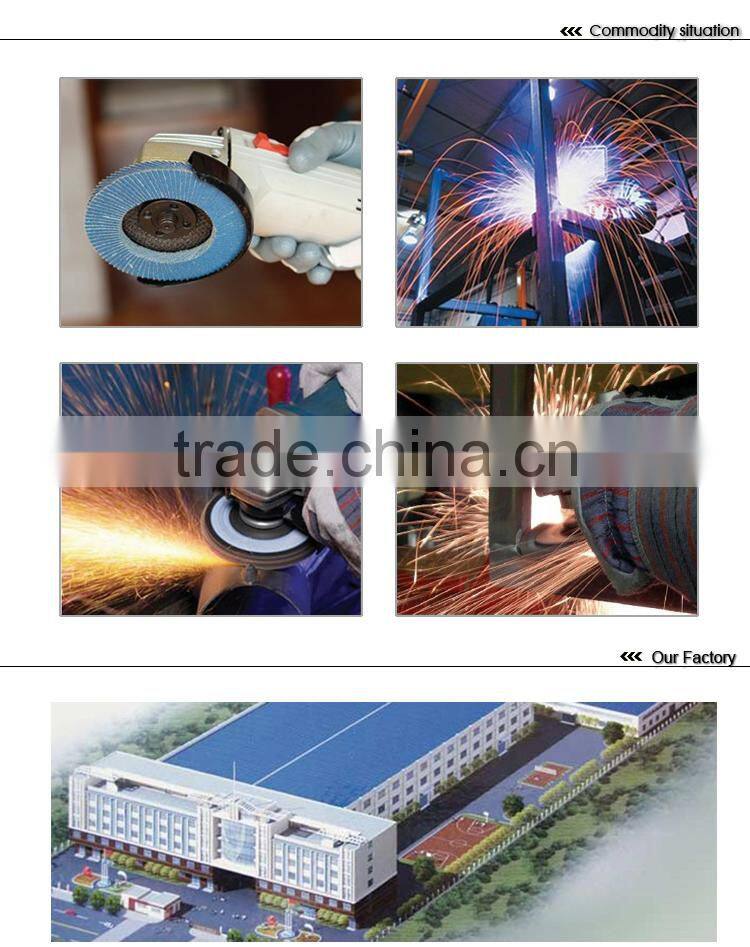 125mm fiber aluminum oxide grinding disc abrasive flap disc