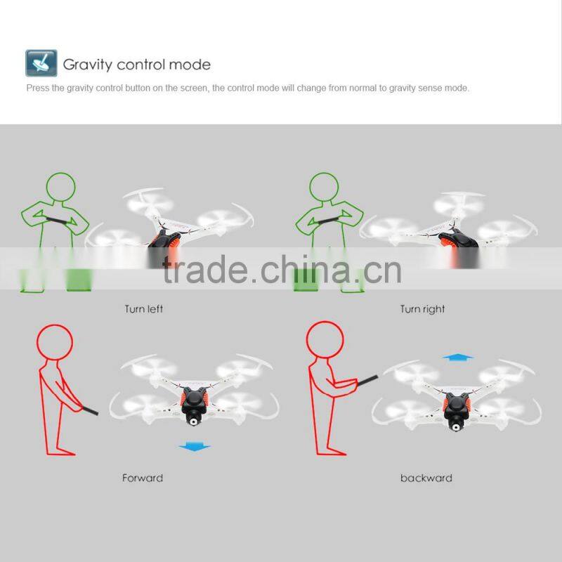 Cheerson CX-36C 2MP Camera Mini Helicopter WiFi Control Quadcopter LED Strobe Light RC Drone With Phone Gravity Sensor