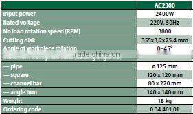 High Quality Status Durable Tools Electric Cut-Off Machine