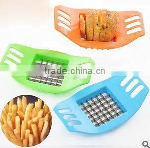 retail potatoes cut into strips of French fries and chips mix colors