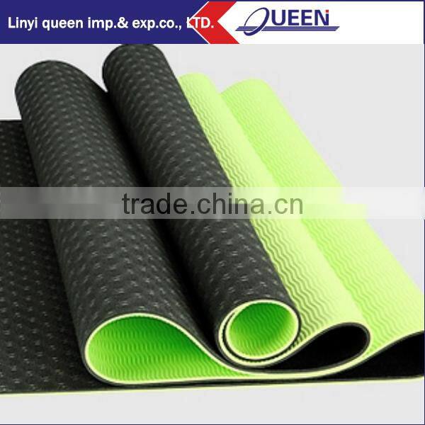 Factory supply new design good quality 6mm TPE yoga mats