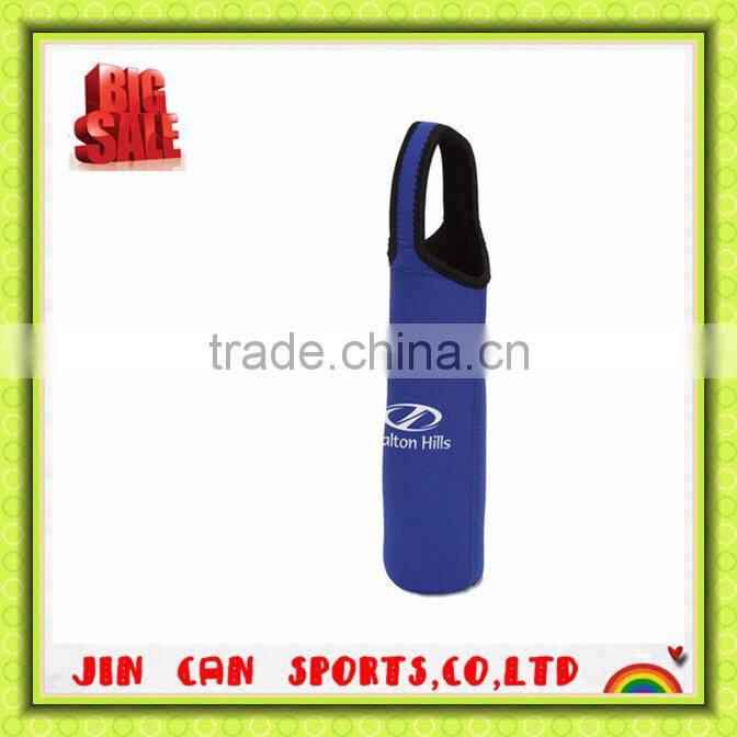 new design reusable insulated neoprene single wine tote bags