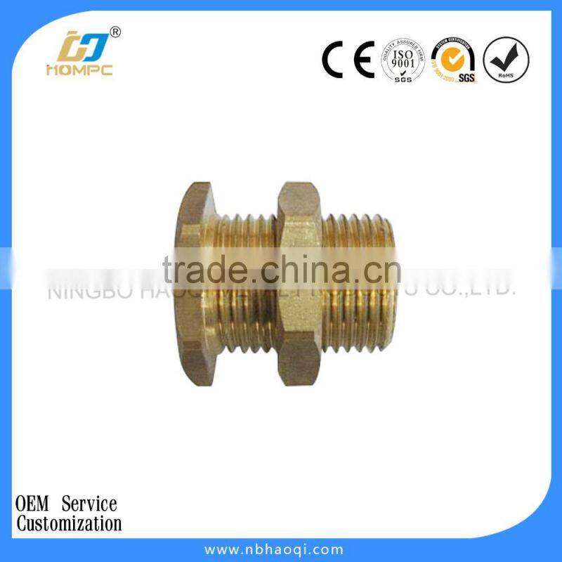 brass long male thread pipe nipple