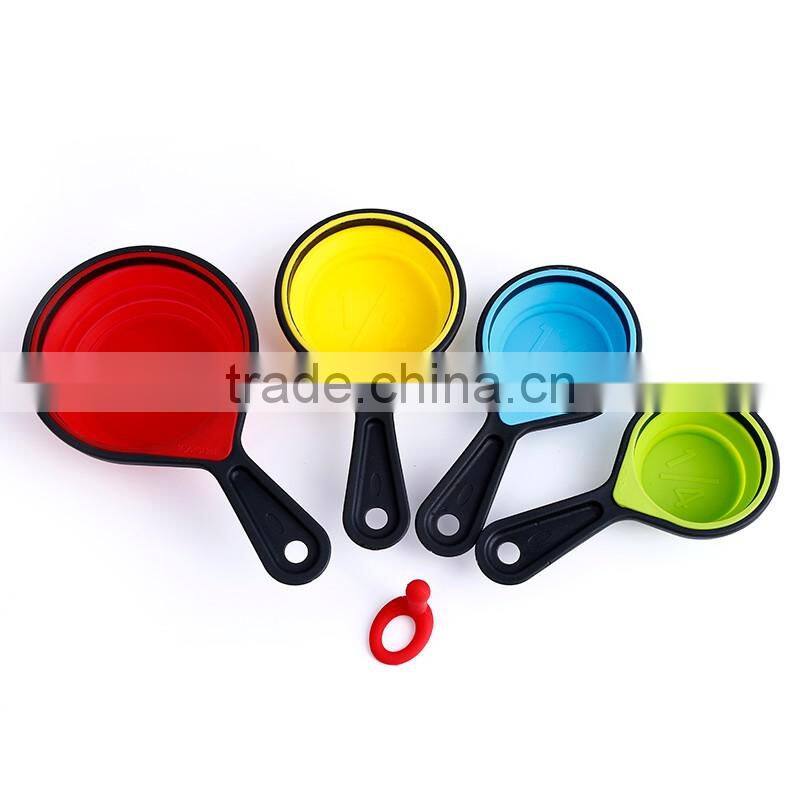 High quality silicone measure tools kitchen measuring cups