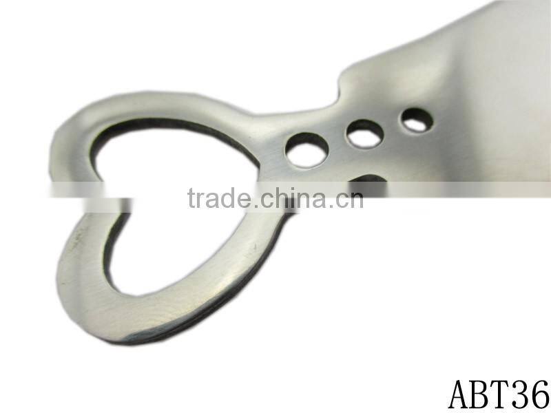 Personalized bulk bottle opener, heart shape wine opener