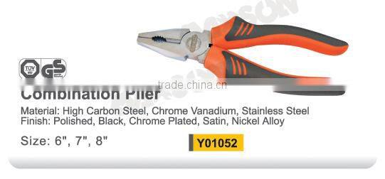 Y01052 new design HANDLE combination pliers
