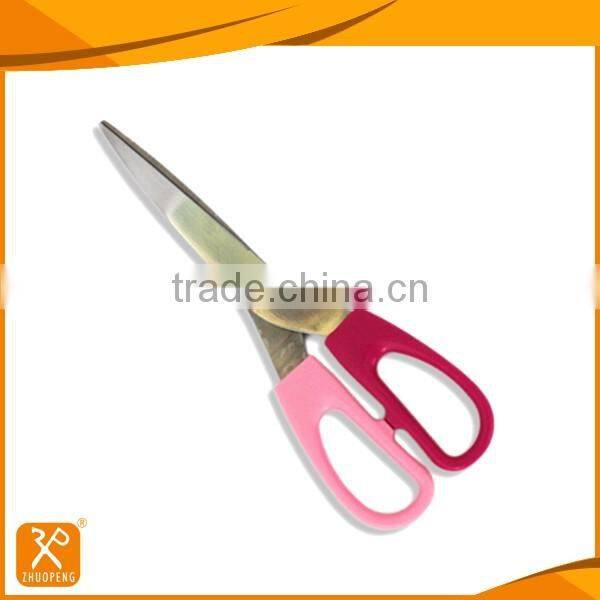 FDA high quality stainless steel double color handle scissors
