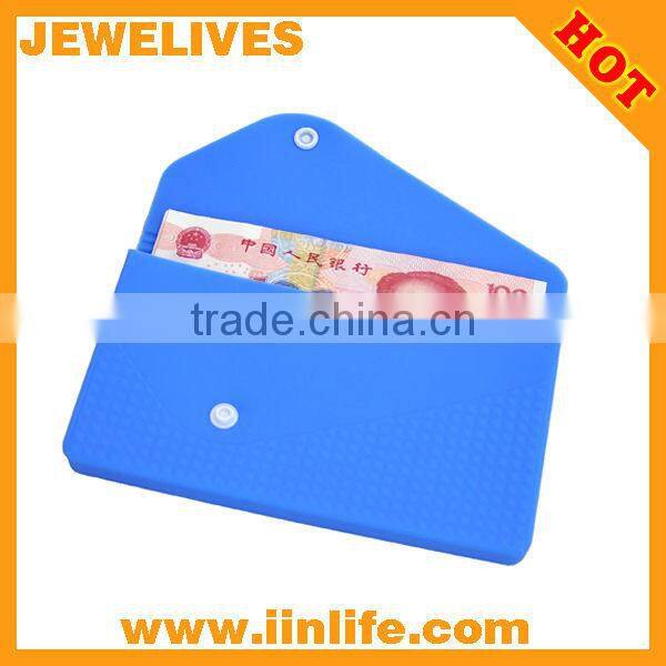 Lovely food grade silicone money bag for lady
