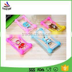 LOTTIE supply universal silicone phone case 3D Cartoon fashion Silicone Phone Holder