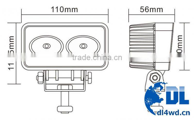 Wholesale price cre12v 20w led work light auto led spot light