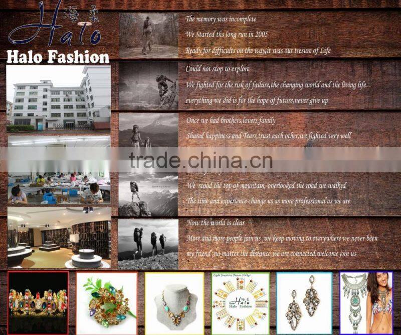 Crystal Fashion Wedding Crowns Headband In Green And Red Color