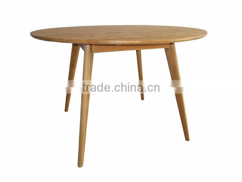 oak wood furniture of dining table with 4 legs for hot sale