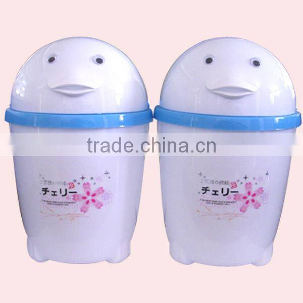 Penguin Shape Table Paper Towel Plastic Trash Bin