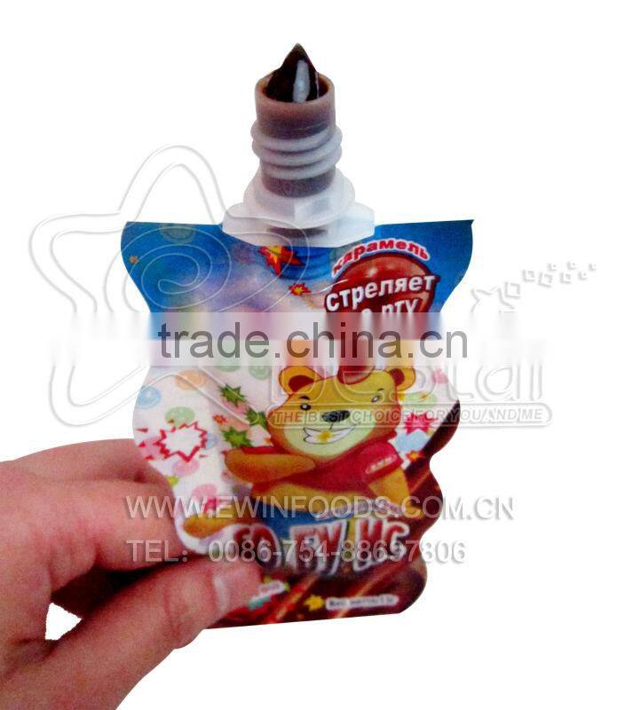 High Quality Bear Chocolate Jam With Popping Candy