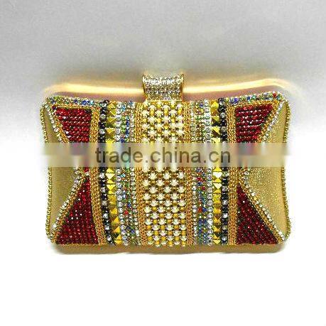 2014 New design women alloy evening bag