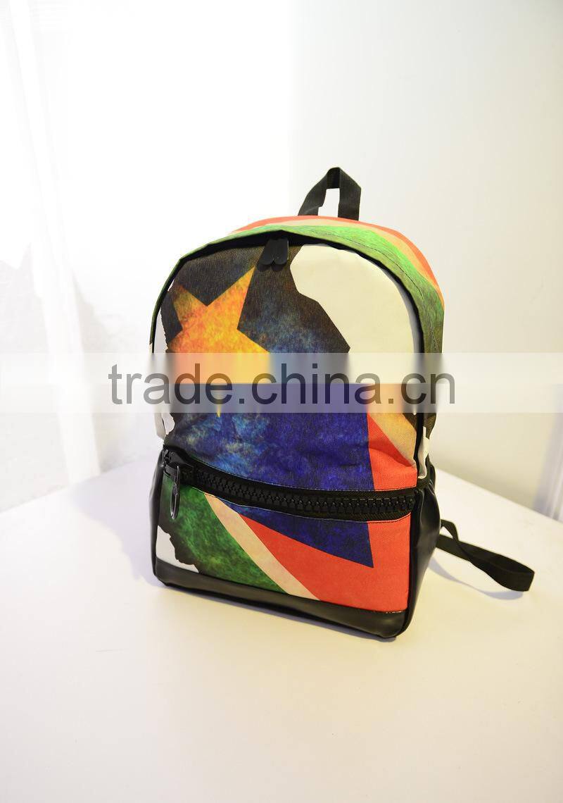 2015 latest fashion canvas backpack