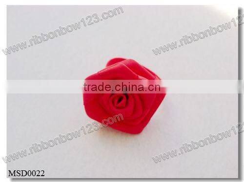 satin ribbon black rose for perfume bottle