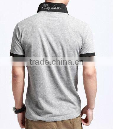 HOT Plain short sleeve mens polo shirt