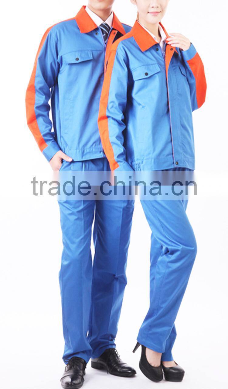2016 OEM garage industrial unisex workwear factory uniform new design
