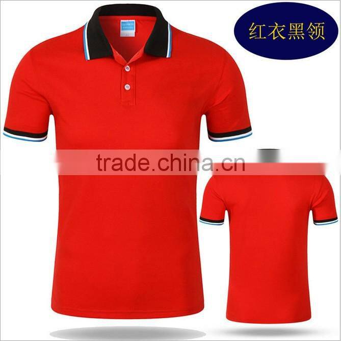 promotional high quality polyester worker uniform men short sleeve polo shirt