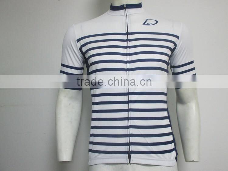 New style race cut white USA cycling jersey with any logos and artworks