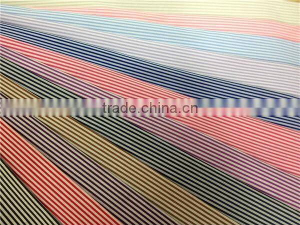 T & G 65% spun polyester 35% cotton fabric dyed