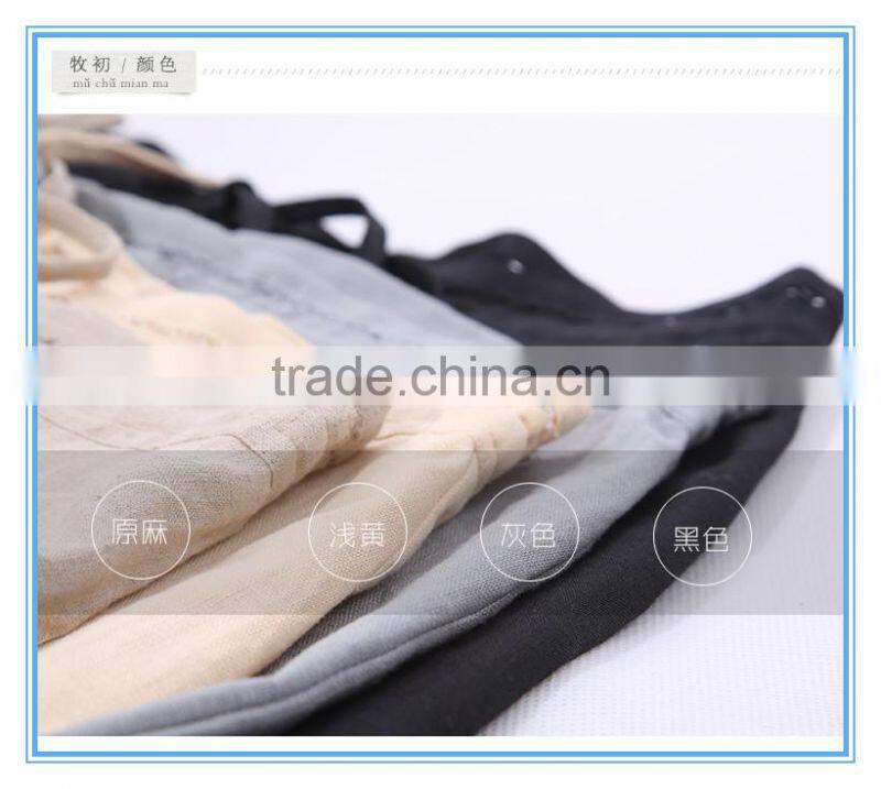 Linen fabric casual women 's fashion pants