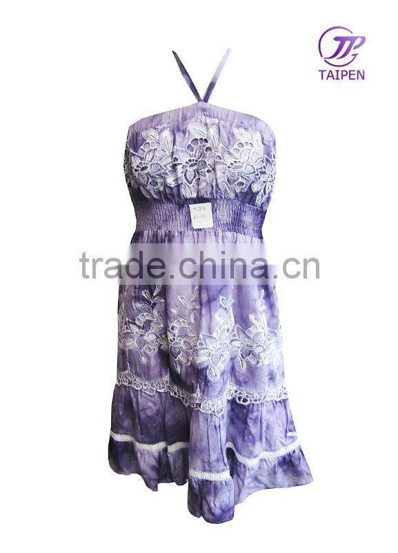 Fashion Casual Ladies Party Wear Dresses Breathable Summer Beach Women Dress