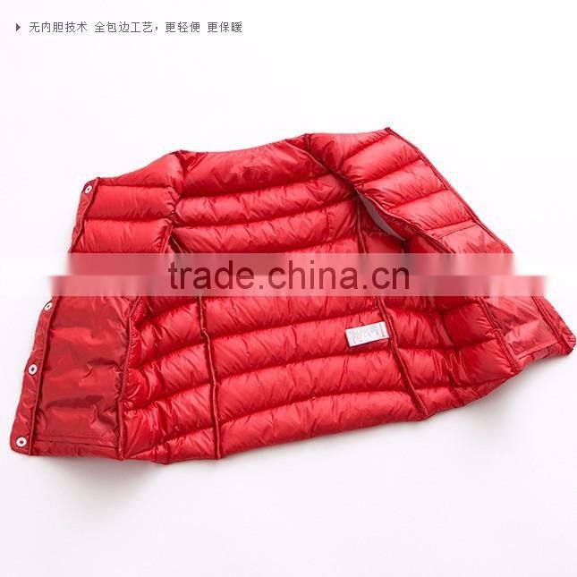 factory suppliers children's vests & custom fashion girls winter padded waistcoats
