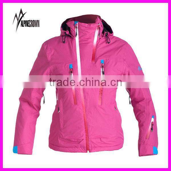 2017 Newest Outdoor Winter women white ski jackets/ladies white ski jacket/ski parkas for women