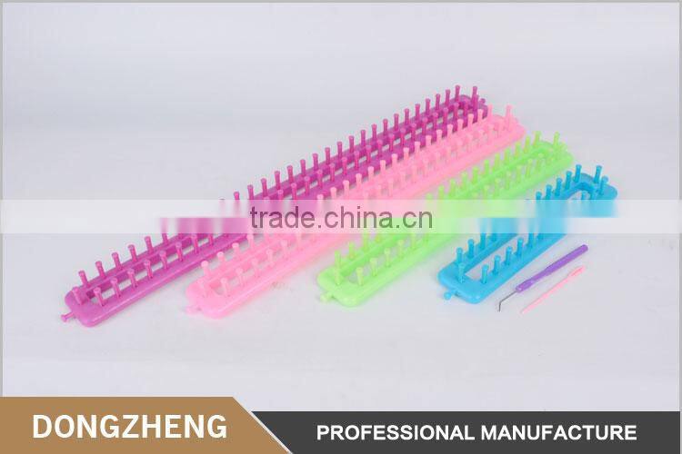 Colorful home DIY knit set different size plastic long knitting loom for embroidery