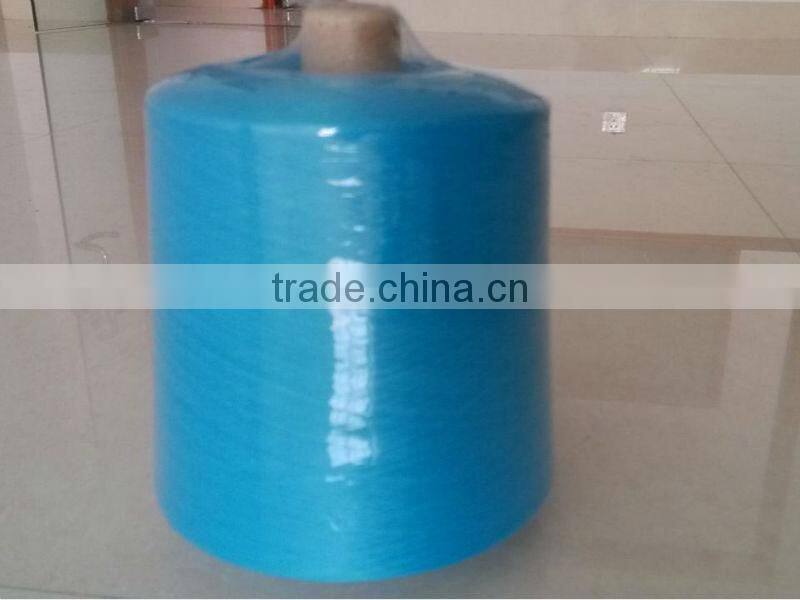 raw white/color spun polyester knitting yarn 10-40s manufacturer/supplier