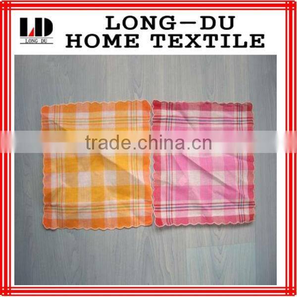 Be riotous with colour lattice printed handkerchief