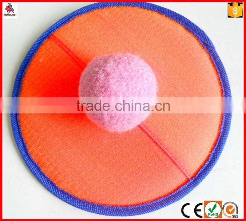 colorful soft plush play ball with Enviormetal matetial for kids