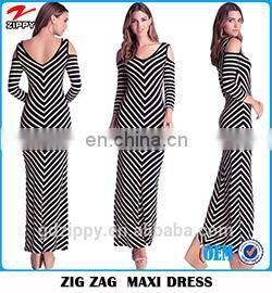 long sleeve fashion woman 3D printing dress