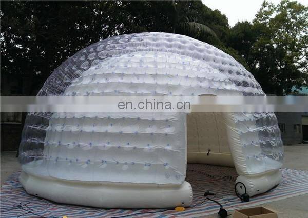 0.8mm pvc Clear Bubble Party Event Tent inflatable advertising Inflatable Bubble Tent camping cube tent