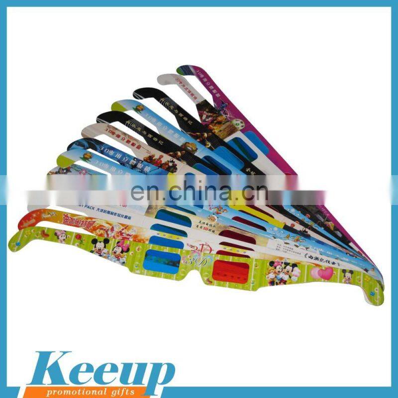 Custom Paper Anaglyph Craft 3D Glasses for Kids