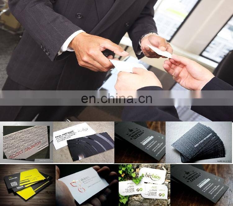 custom silk screen laminate matte transparent plastic business cards