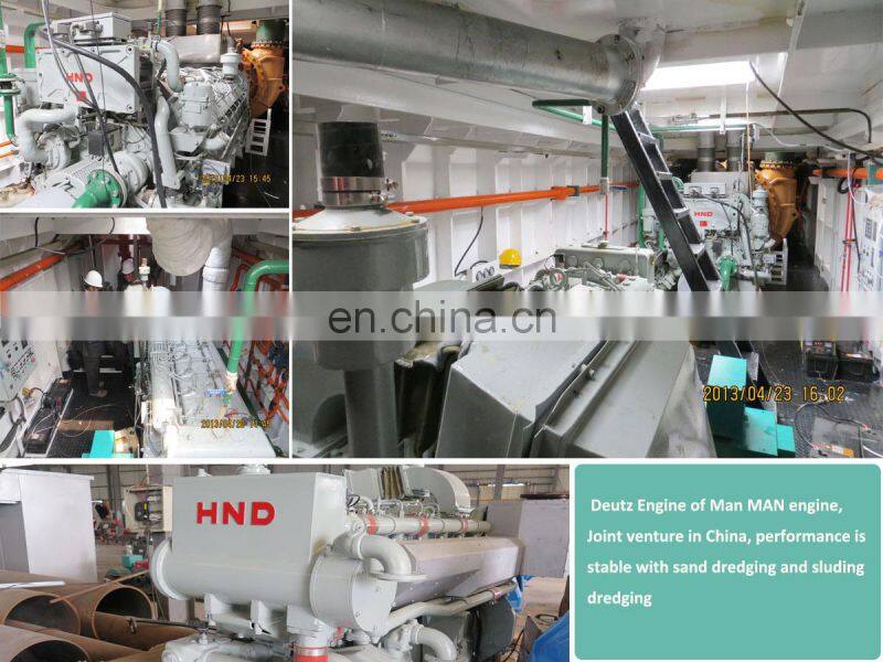 price of 20 inch cutter suction sand dredger machine with standard accessories from china for dredging river and sea