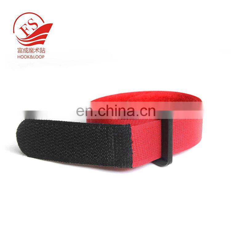 100% nylon recycled black color cable ties with plastic buckle