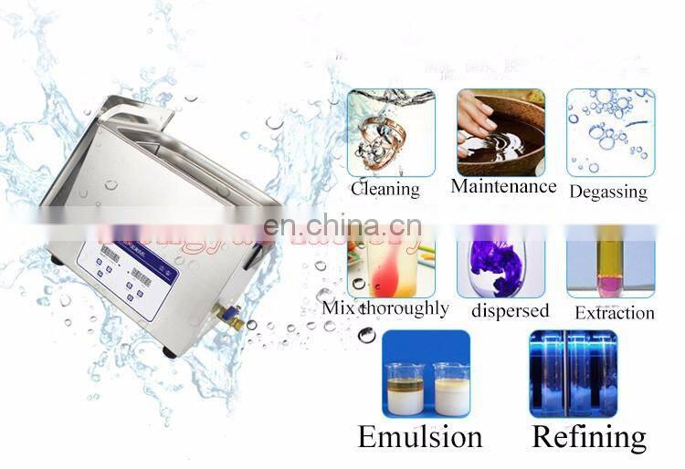 RY-JP-040S 10 L Stainless Steel Smart Digital Ultrasonic Cleaning Machine Oil and Rust Removing Laboratory Cleaner