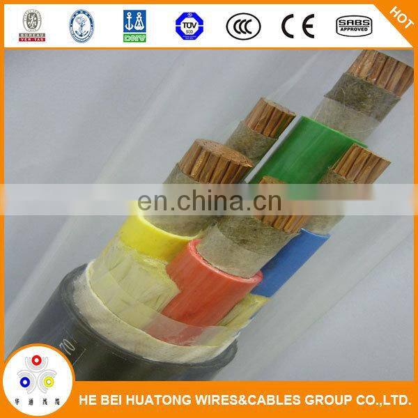 CE certificate low voltage pvc electric cable, PVC electric 25 mm cable price