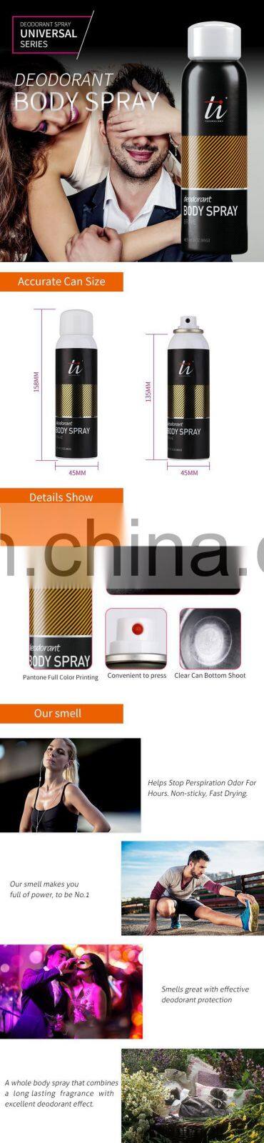 Long Time Effective Spray Deodorant, Charming Scent Deodorant Body Spray for Adult, Brand Perfume Deodorant Spray