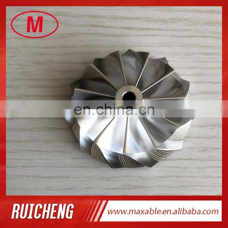 TD04HL 18T 45.01/56.02mm 11+0 blades 49189-43800 Turbocharger milling/aluminum 2618/billet compressor wheel