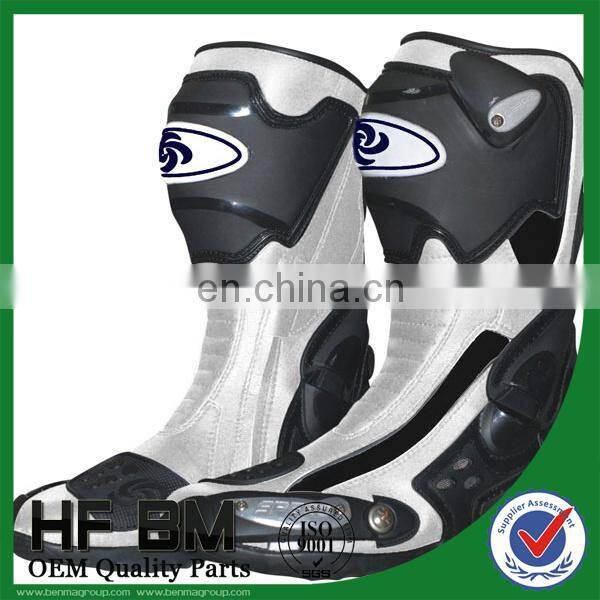 China factory directly sell, winter white leather boots