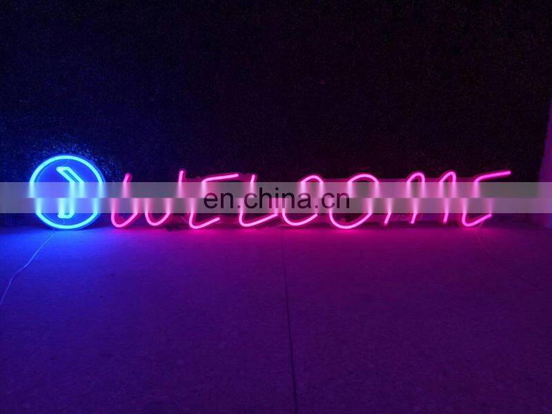 Unbreakable Acrylic frame 12V custom neon taxi sign