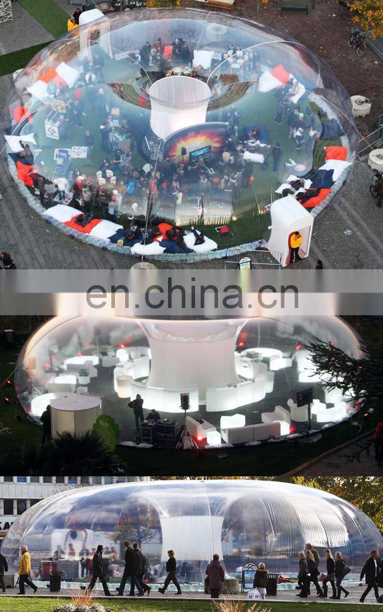 Big Outdoor Huge Inflatable Transparent Clear Roof Igloo Dome Party Event Bubble Tent